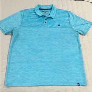 Hurley Men's Light Blue Polo Shirt